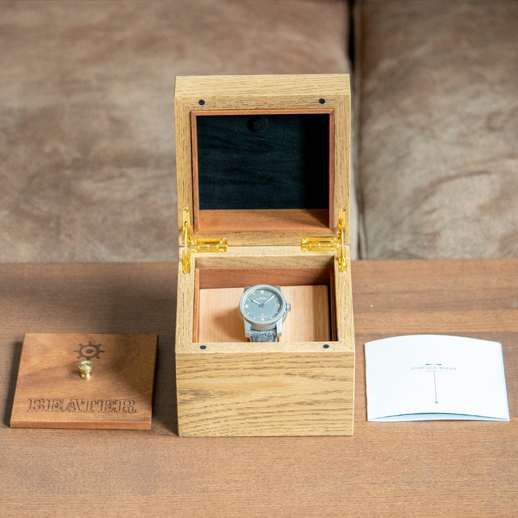 2017 Schofield Beater 1 Early Grey Enamel Dial Automatic