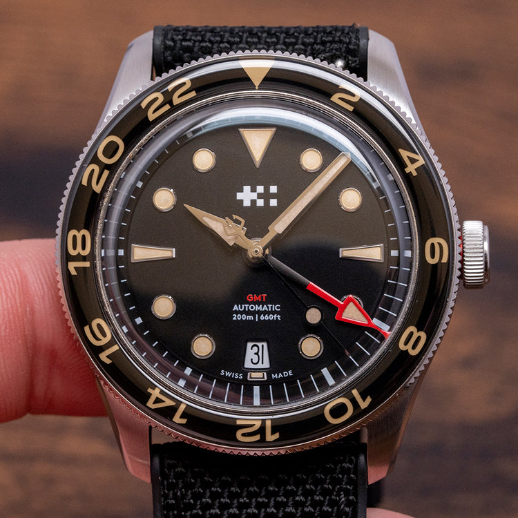 2022 Christopher Ward C65 Aquitaine GMT Black 41mm