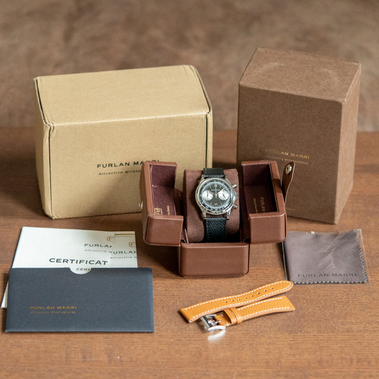 2021 Furlan Marri Laccato Nero Chronograph 1022-A