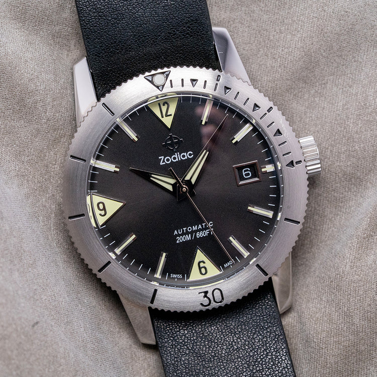 2018 Zodiac Super Sea Wolf 53 Skin Automatic 39.5mm ZO9203