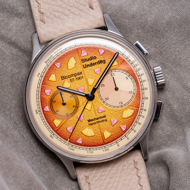 2024 Studio Underd0g Series 1 Ham & Pineapple Pizza Watch