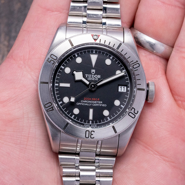 2018 Tudor Black Bay Steel on Strap + Forstner 79730