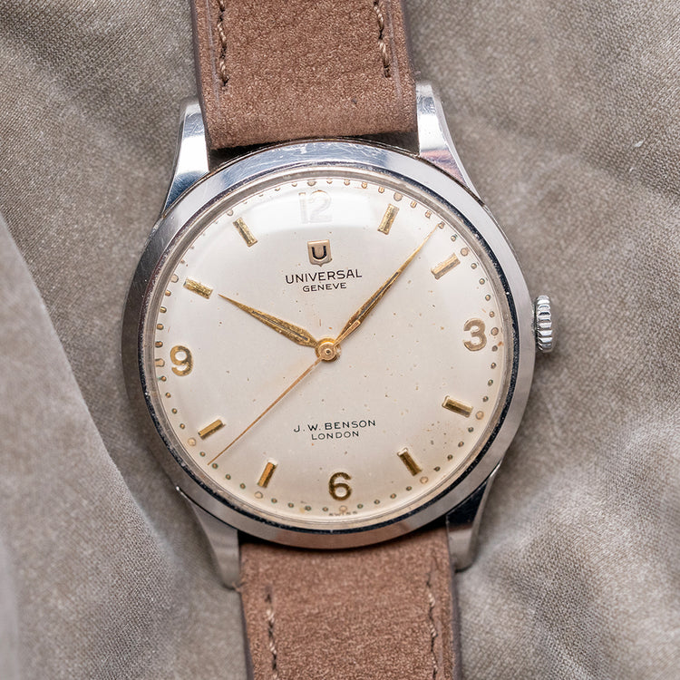 1953 Universal Geneve "J.W.Benson London" 206514 34mm