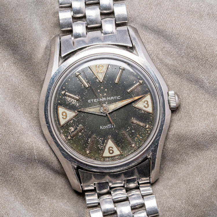 1960s Eterna KonTiki Automatic No-Date Tropical 34mm 130T