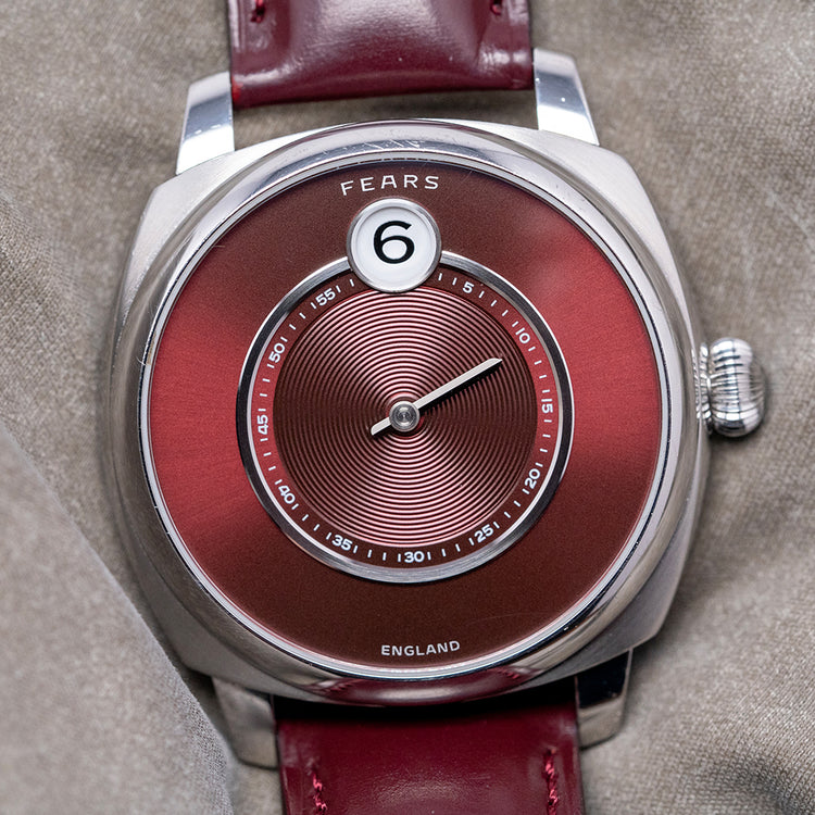 2023 Fears Christopher Ward Alliance 01 Jump Hour Red Dial