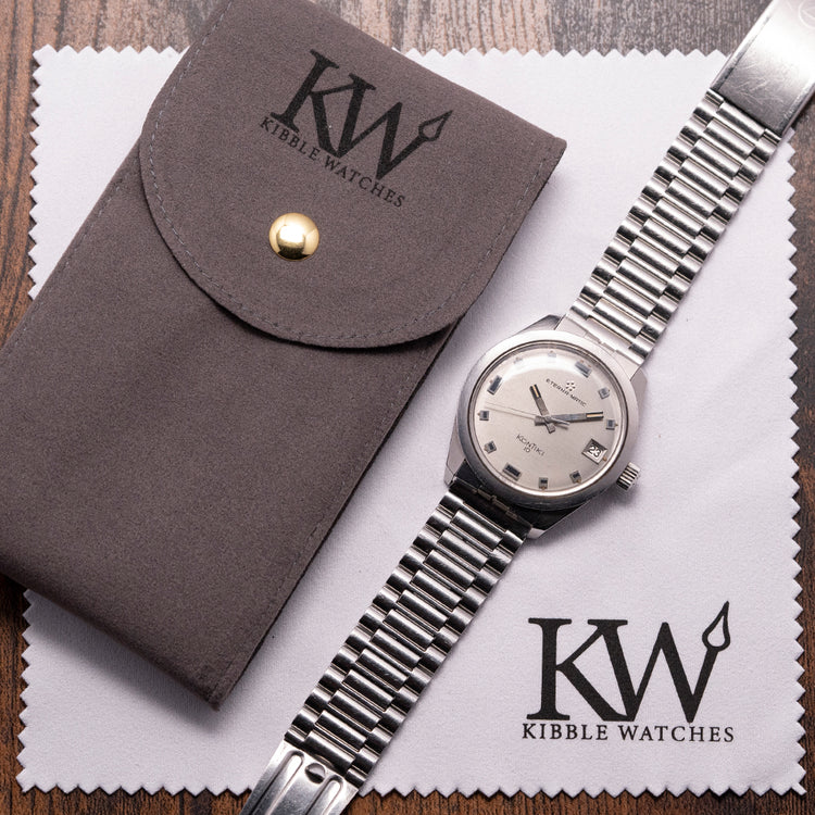 1970s Eterna-Matic Kontiki 10 Auto on NSA Stretch Bracelet