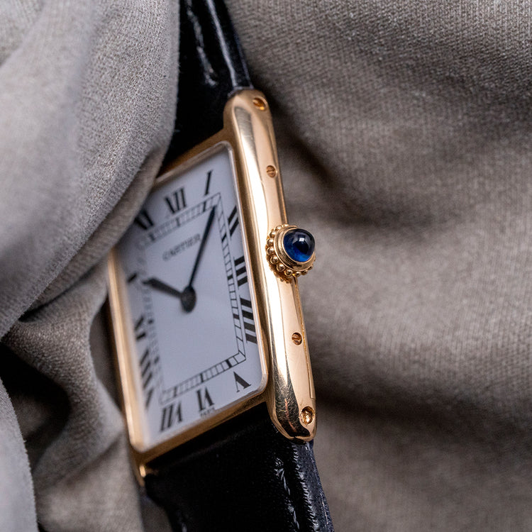 1993 Cartier Tank Arrondie Mecanique Extra-Plate 23x29mm