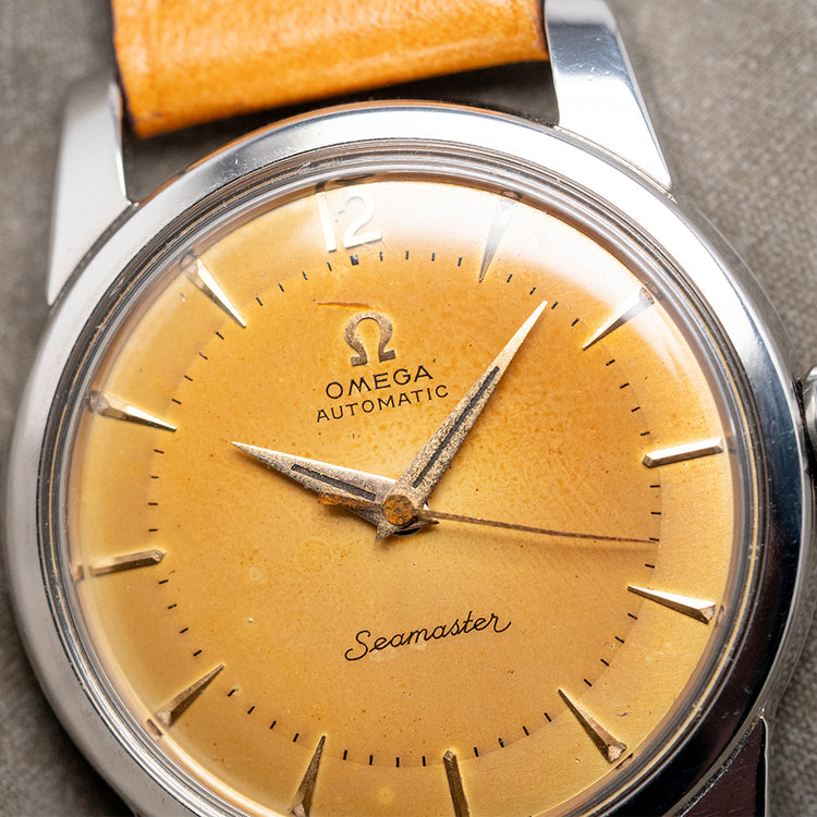 1956 Omega Seamaster Automatic 34mm Patina Dial 2846