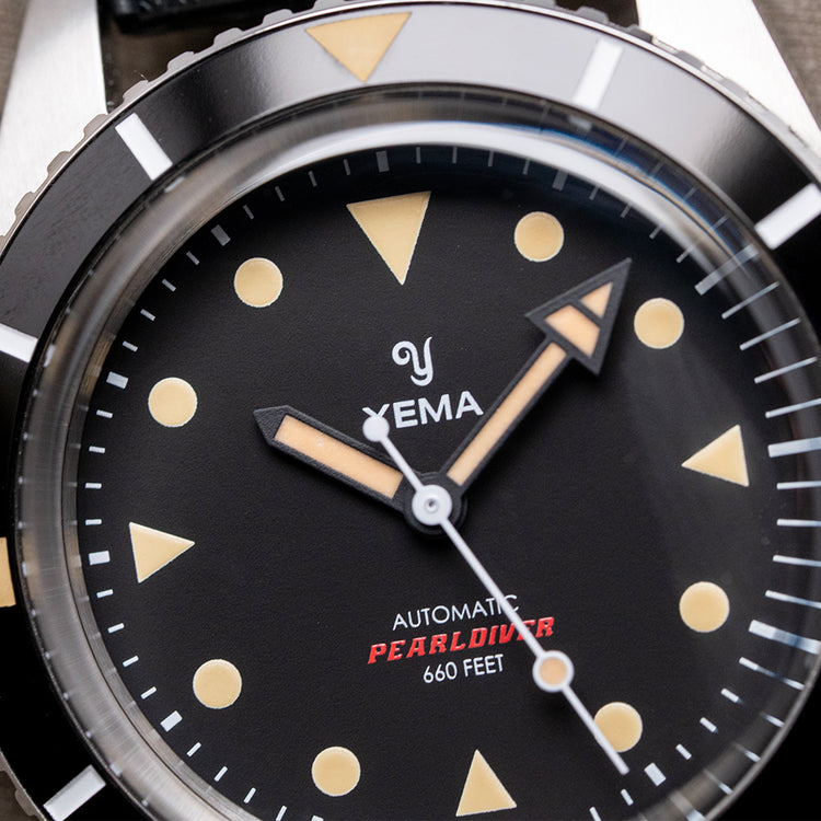 2026 YEMA Pearl Diver Automatic 38mm on Strap YCL1-MR