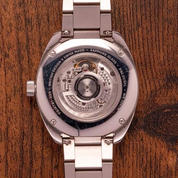 2020 Farer Charlton GMT Blue Dial & Bezel with Bracelet