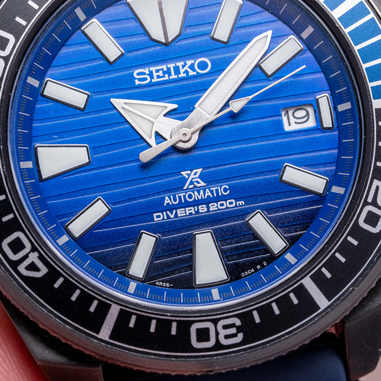 2020 Seiko Prospex Samurai Automatic Black & Blue SRPD09