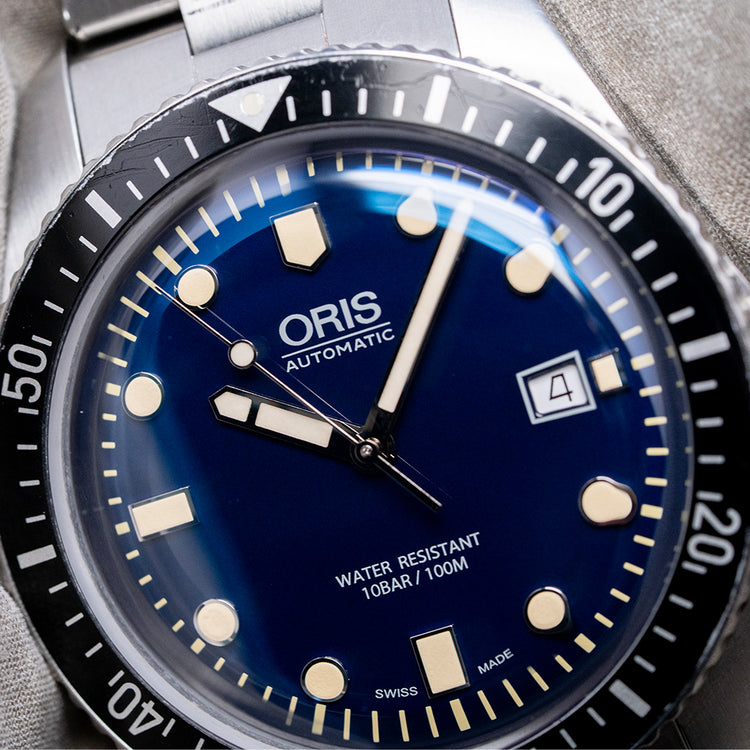 2016 Oris Diver 65 Navy Blue Automatic 42mm on Bracelet