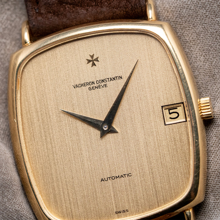 1970s Vacheron Constantin Automatic 18ct Gold "Tank"