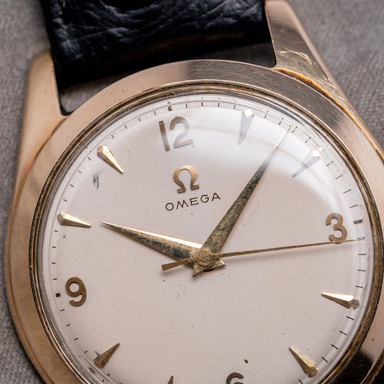 1954 Omega 'Calatrava' Cal. 420 9ct Gold Dennison Case 33mm