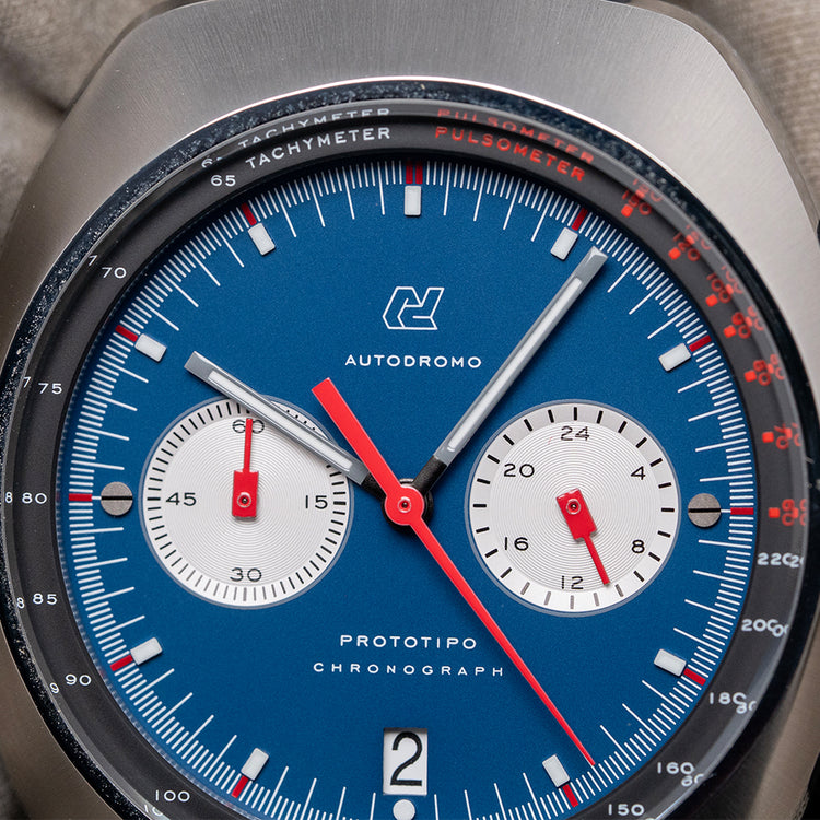 2024 Autodromo Prototipo Chronograph Blue 42mm