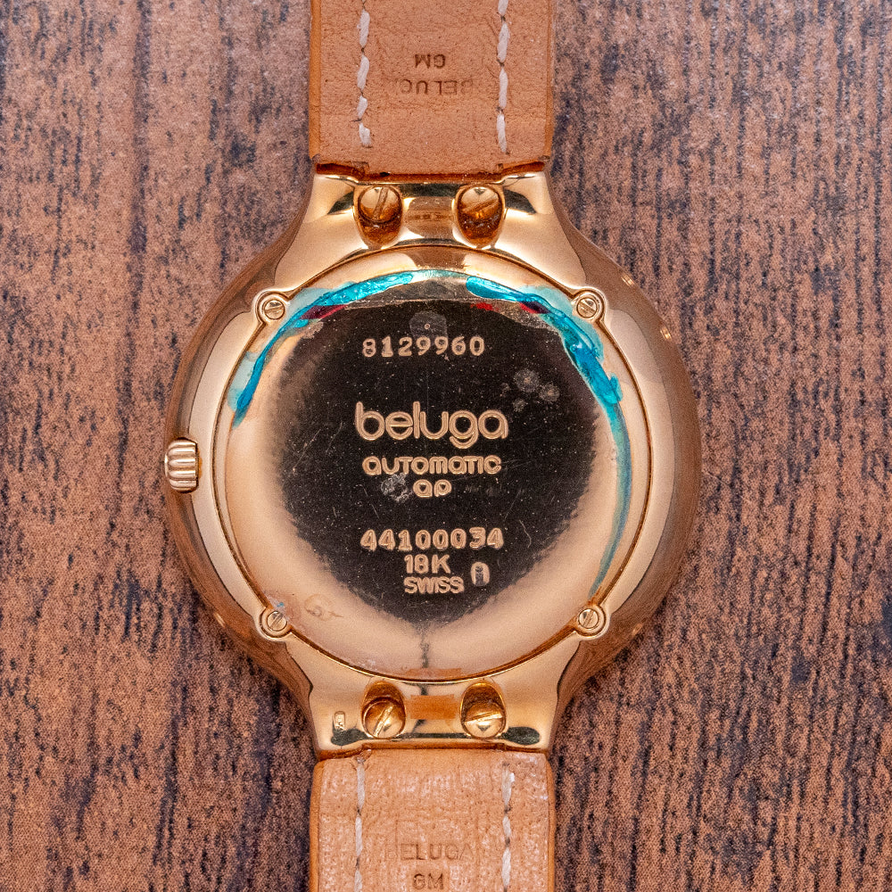 1990 Ebel Beluga QP 18ct Gold Perpetual Calendar 36mm