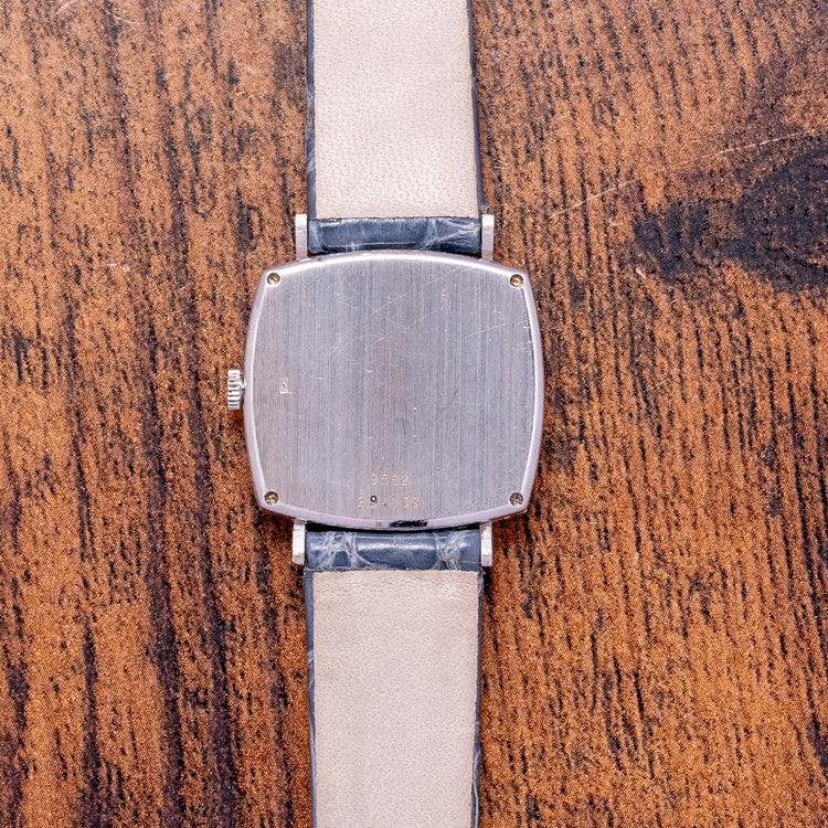 1970s Piaget Black Tie Black Tigers Eye White Gold 9562