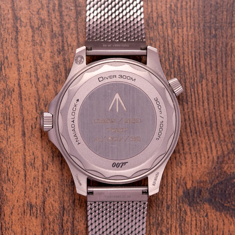 Omega Seamaster 007 Edition "No Time To Die" Titanium on Bracelet
