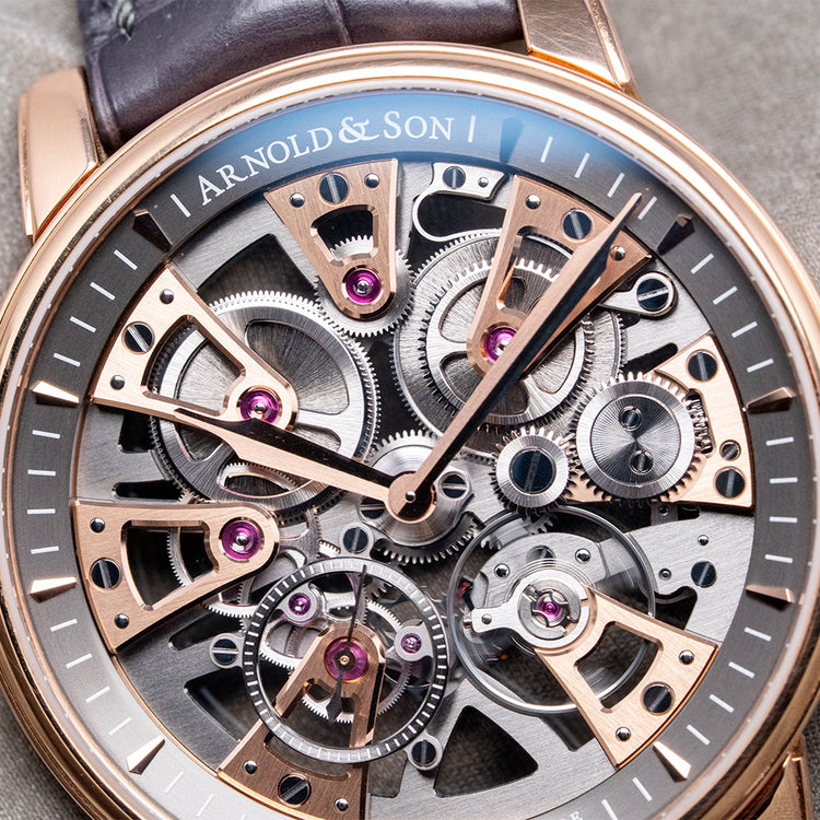 2024 Arnold & Son Nebula 41.5 18ct Red Gold Limited Edition