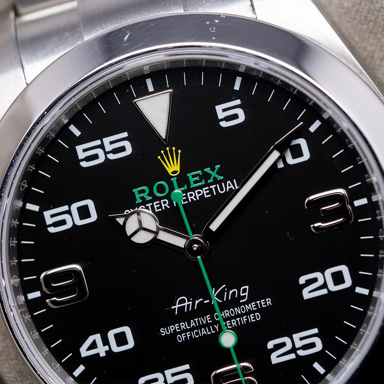 2019 Rolex Air King 40mm Black Dial Discontinued 116900