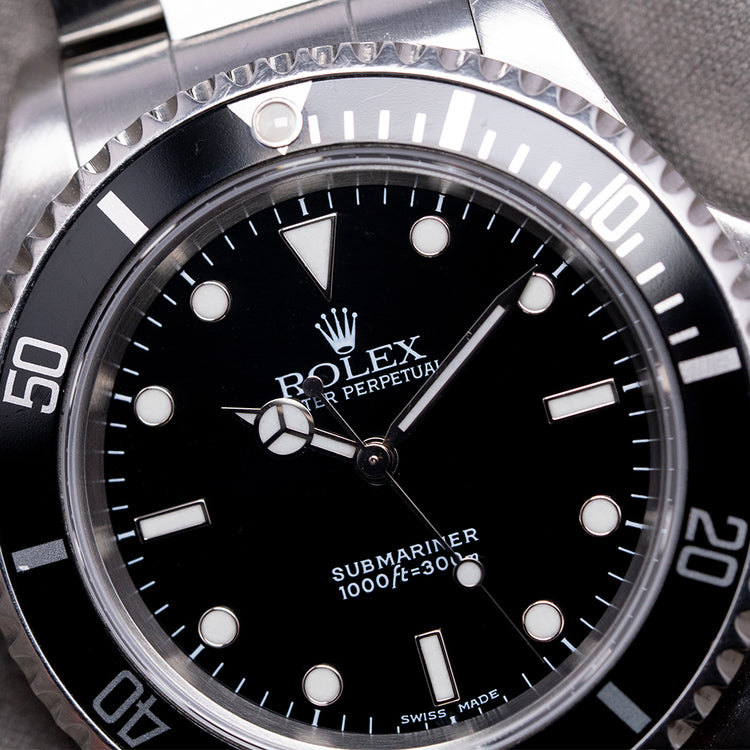 2002 Rolex Submariner No-Date "2 Liner" 40mm 14060M