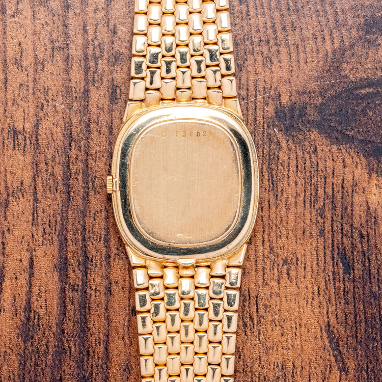 1980s Audemars Piguet Cobra Yellow Gold Diamond Hands