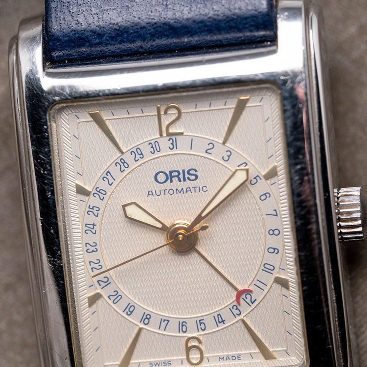 2000s Oris Automatic 'Tank' Pointer Date 26x38mm 7460