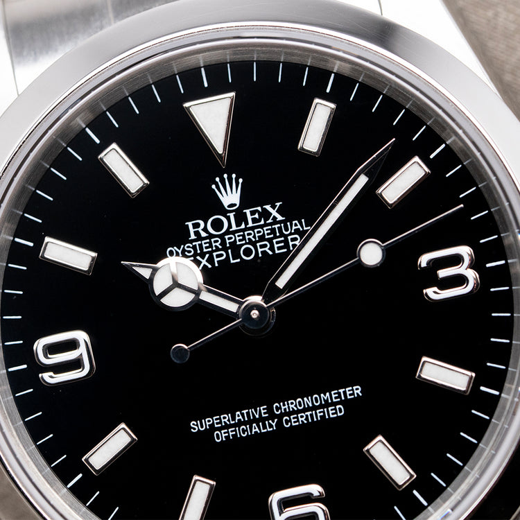 2005 Rolex Explorer I 36mm on SEL Bracelet 114270