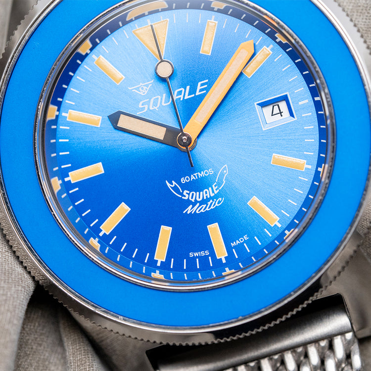 2018 Squale Matic 60 Blu Puro Gnomon Special Edition 44mm