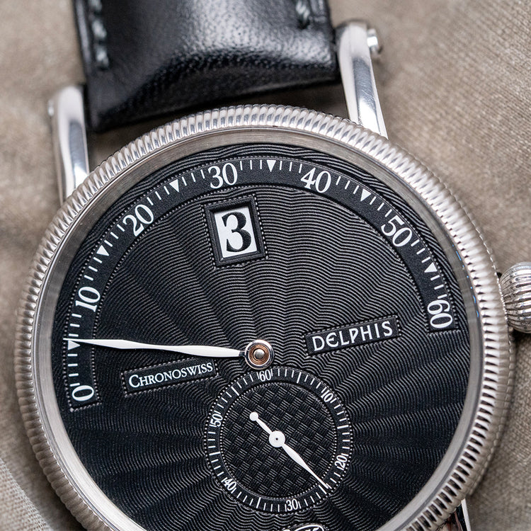 2008 Chronoswiss Delphis Retrograde Jump Hour Black 38mm