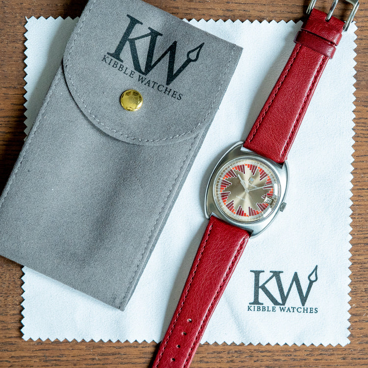 1967 Universal Geneve Unisonic Rare Buzzsaw Dial 852101