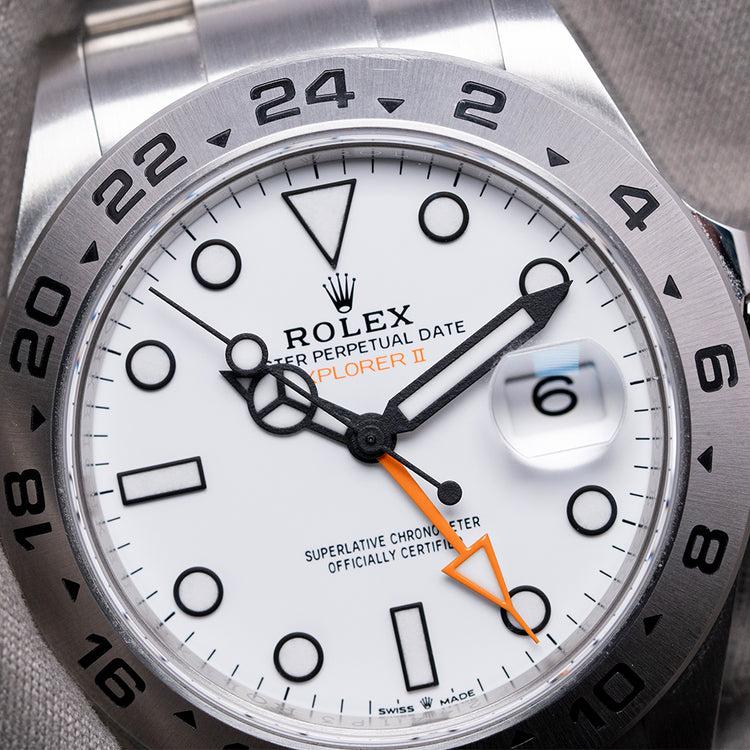 2022 Rolex Explorer II Polar White Dial 42mm on Bracelet 226570