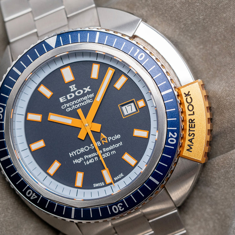 2016 Edox Hydro Sub North Pole Automatic Limited Edition