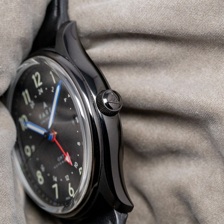 2018 Farer Ponting Black GMT Limited Edition 39.5mm