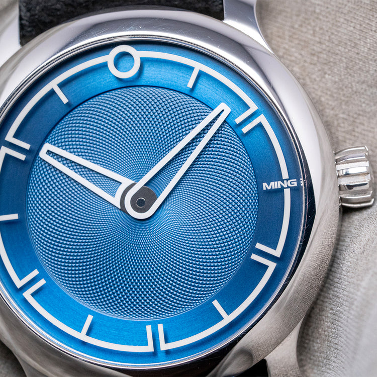 2022 Ming 17.09 Blue Dial Automatic 38mm on Strap