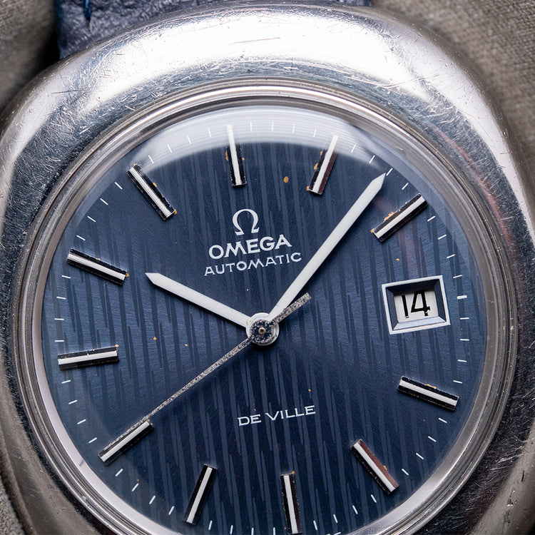 1972 Omega De Ville Automatic 'UFO' Pebble 38mm 166.155