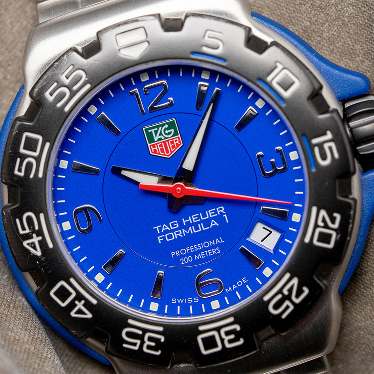2004 TAG Heuer Formula 1 Blue Quartz 35mm WAC1212.BA0851