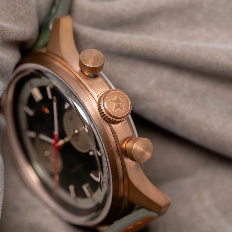 2025 Seagull 1963 Icon II Bronze / Green Dial No. 0002 40mm