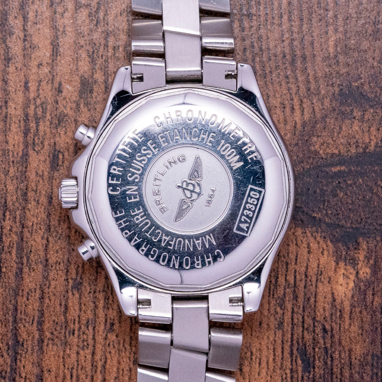 2000s Breitling Colt Chronograph Blue Quartz A73350