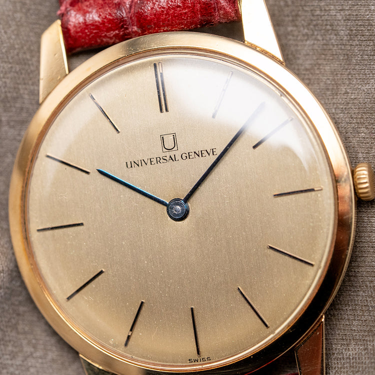1970s Universal Genève 18ct Yellow Gold Manual 31mm 542101