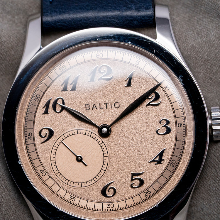 2022 Baltic MR01 Salmon Dial Automatic Micro-Rotor 36mm