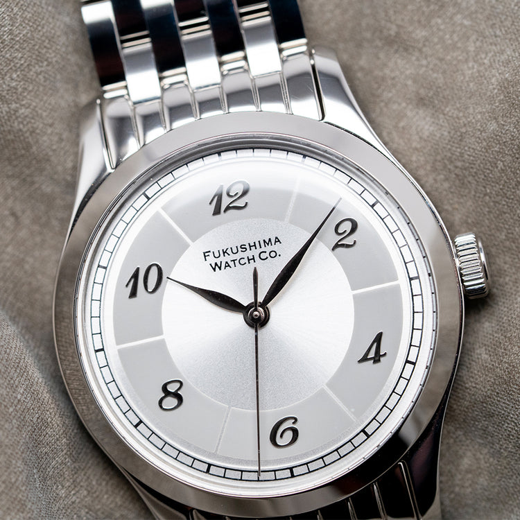 2025 Fukushima Watch Company Futaba Silver Auto 34mm