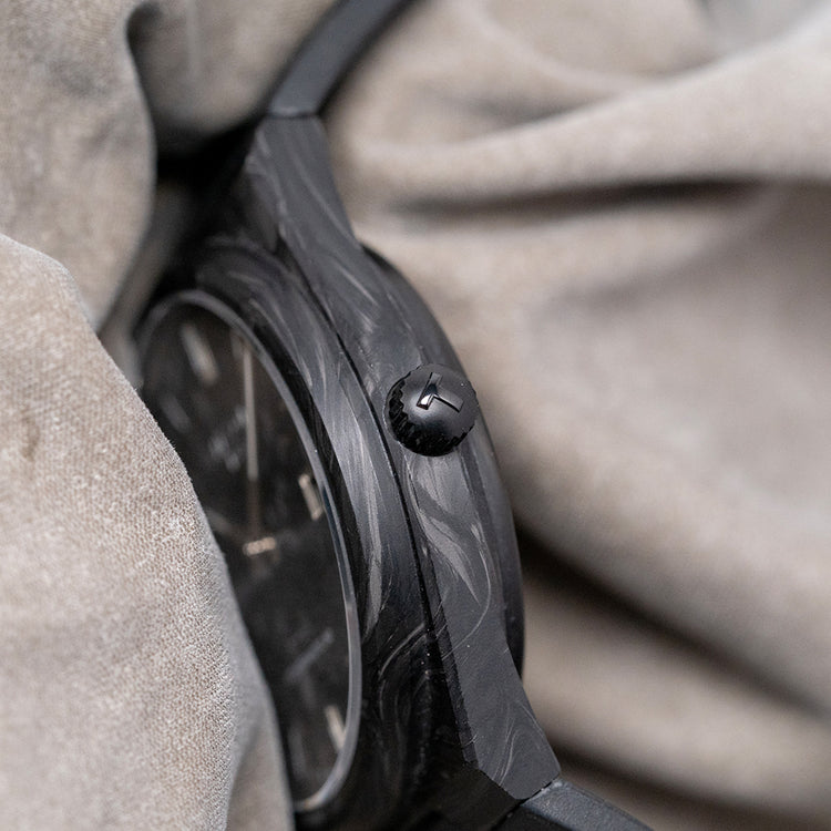 2024 Tissot PRX Black Carbon Automatic 40.5mm on Rubber