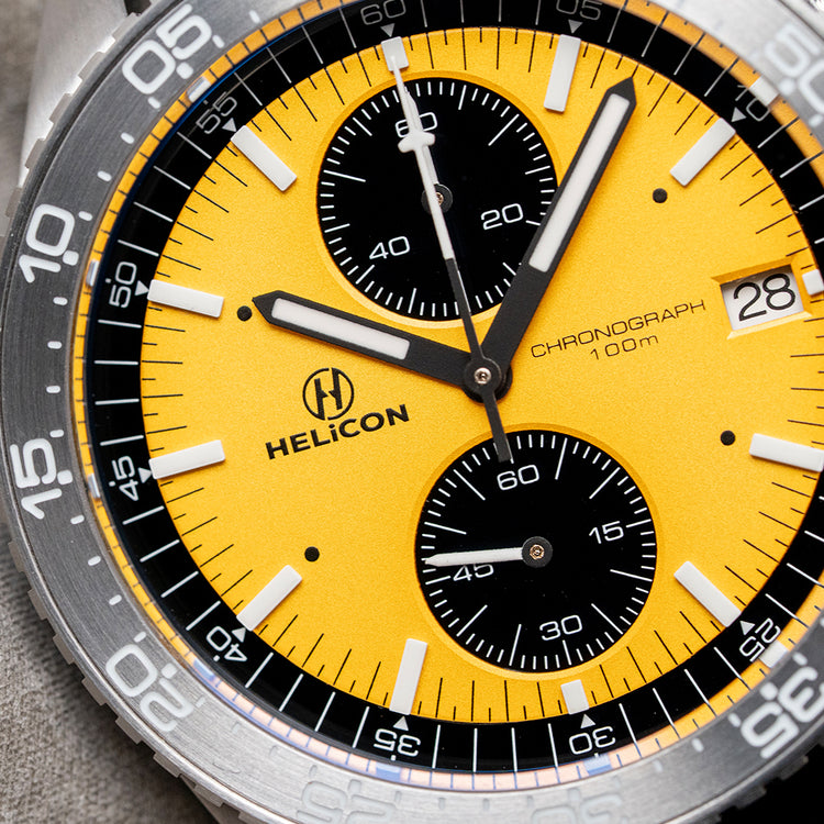 2026 Helicon Professional Chronograph Ion Yellow 41mm
