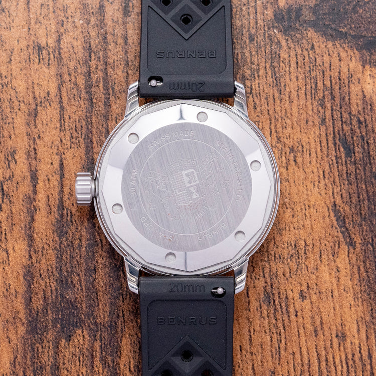 2023 Benrus Sea Lord Classic Diver Black Automatic 39mm