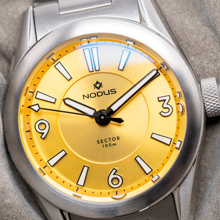 2023 Nodus Sector Sport Yellow Sunburst Dial Automatic 38mm
