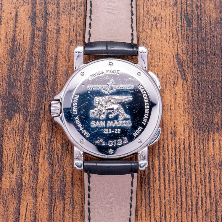 1990s Ulysse Nardin San Marco Big Date GMT 37mm 223-22