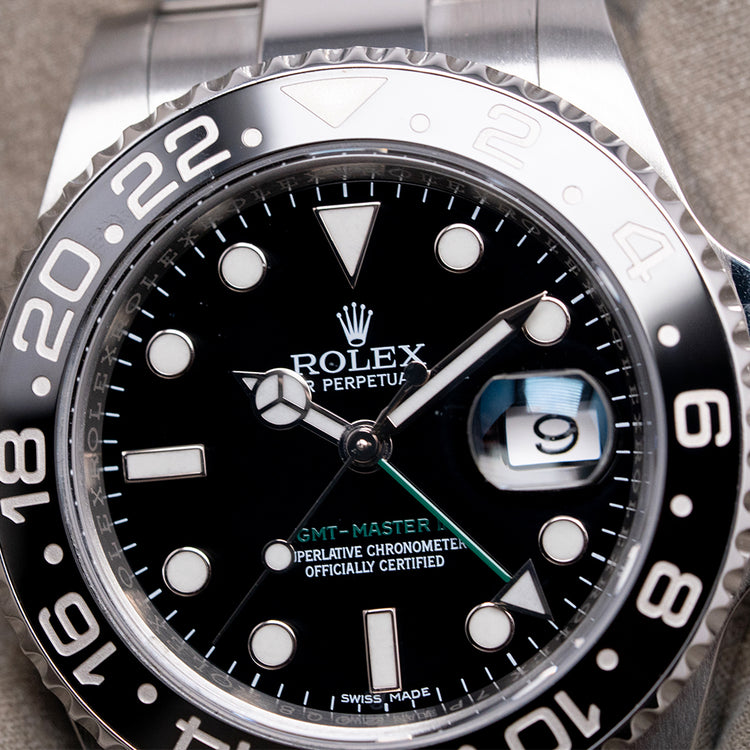 2017 Rolex GMT-Master II 40mm Black Discontinued 116710LN