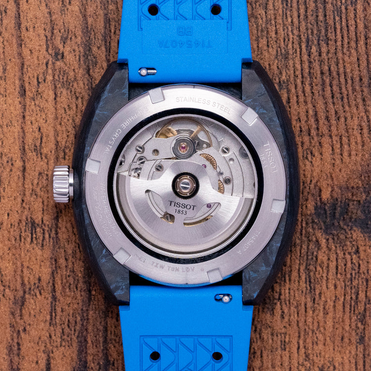 Unworn 2023 Tissot Sideral S Blue Carbon Powermatic 80