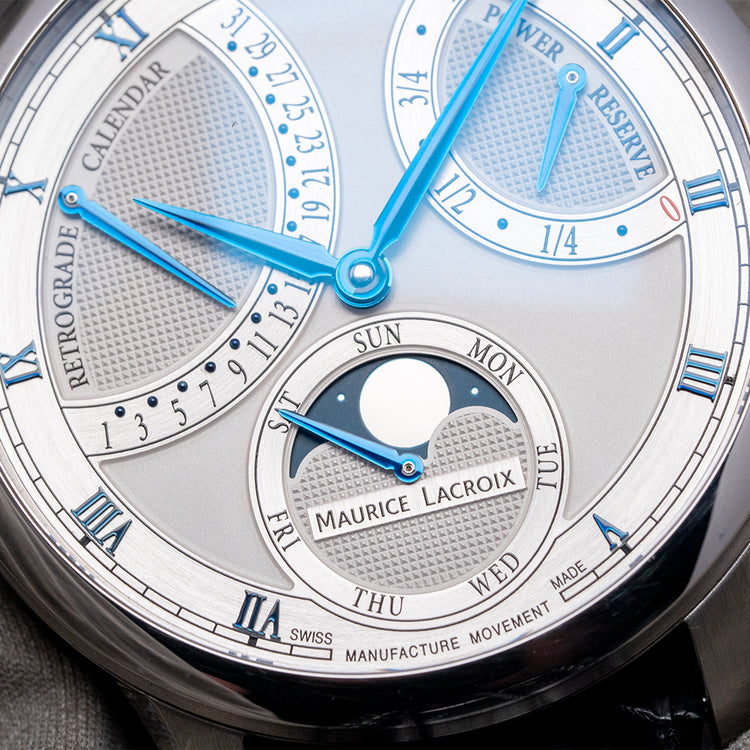 2018 Maurice Lacroix Masterpiece Moon Retrograde Calendar
